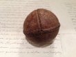 画像1: フランス古道具　革のボール　球 (1)