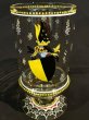 画像1: 貴族の紋章 騎士 ドイツ アンティーク グラス (1)