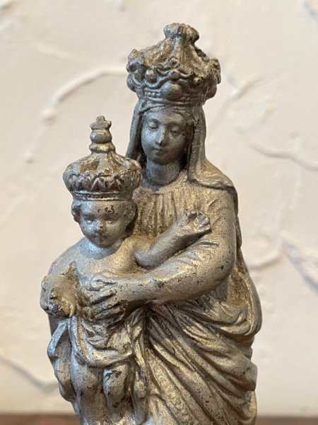 画像1: 聖母子像　フランス　アンティーク　マリア　イエス (1)