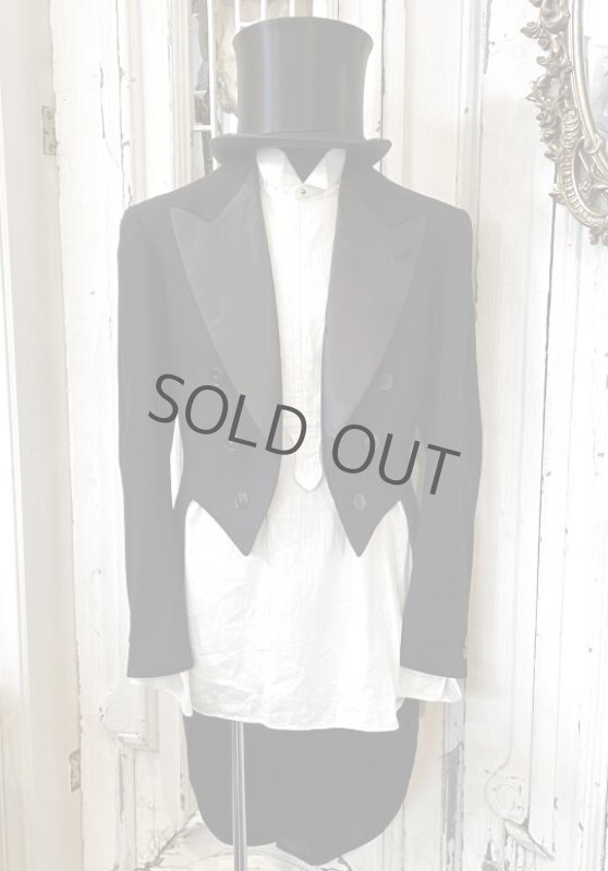 画像2: フランス 1930s  燕尾服 テイルコート ヴィンテージ  (2)