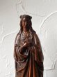 画像10: 蛇を踏む 聖母 マリア像 19世紀 フランス アンティーク (10)