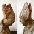 画像6: 18世紀 木彫 聖人 胸像 ／フランス 司教像 ミトラ (6)