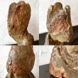 画像7: 18世紀 木彫 聖人 胸像 ／フランス 司教像 ミトラ (7)