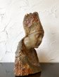 画像5: 18世紀 木彫 聖人 胸像 ／フランス 司教像 ミトラ (5)