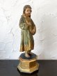 画像3: 19世紀 フランス 洗礼者ヨハネ 彩色木彫像 (3)