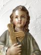 画像13: 19世紀 フランス 洗礼者ヨハネ 彩色木彫像 (13)