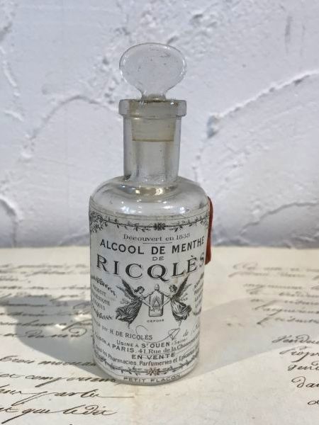 RICQLES ガラス ボトル 薬瓶 フランス アンティーク - Grand montagne 