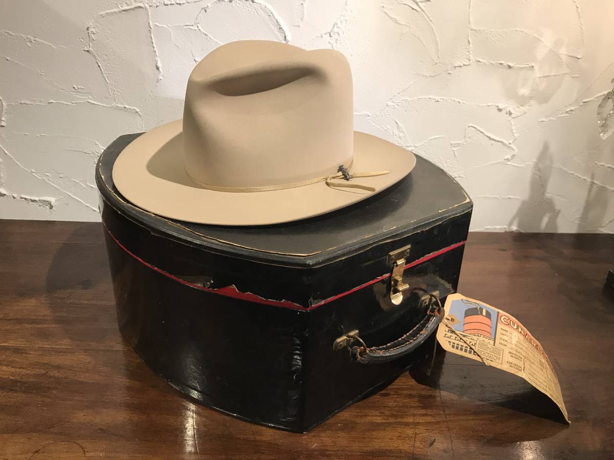 ステットソン STETSON 100 ハット ケース付き 50ｓ 60ｓ 御値段改定 